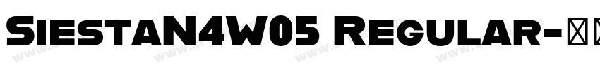 SiestaN4W05 Regular字体转换